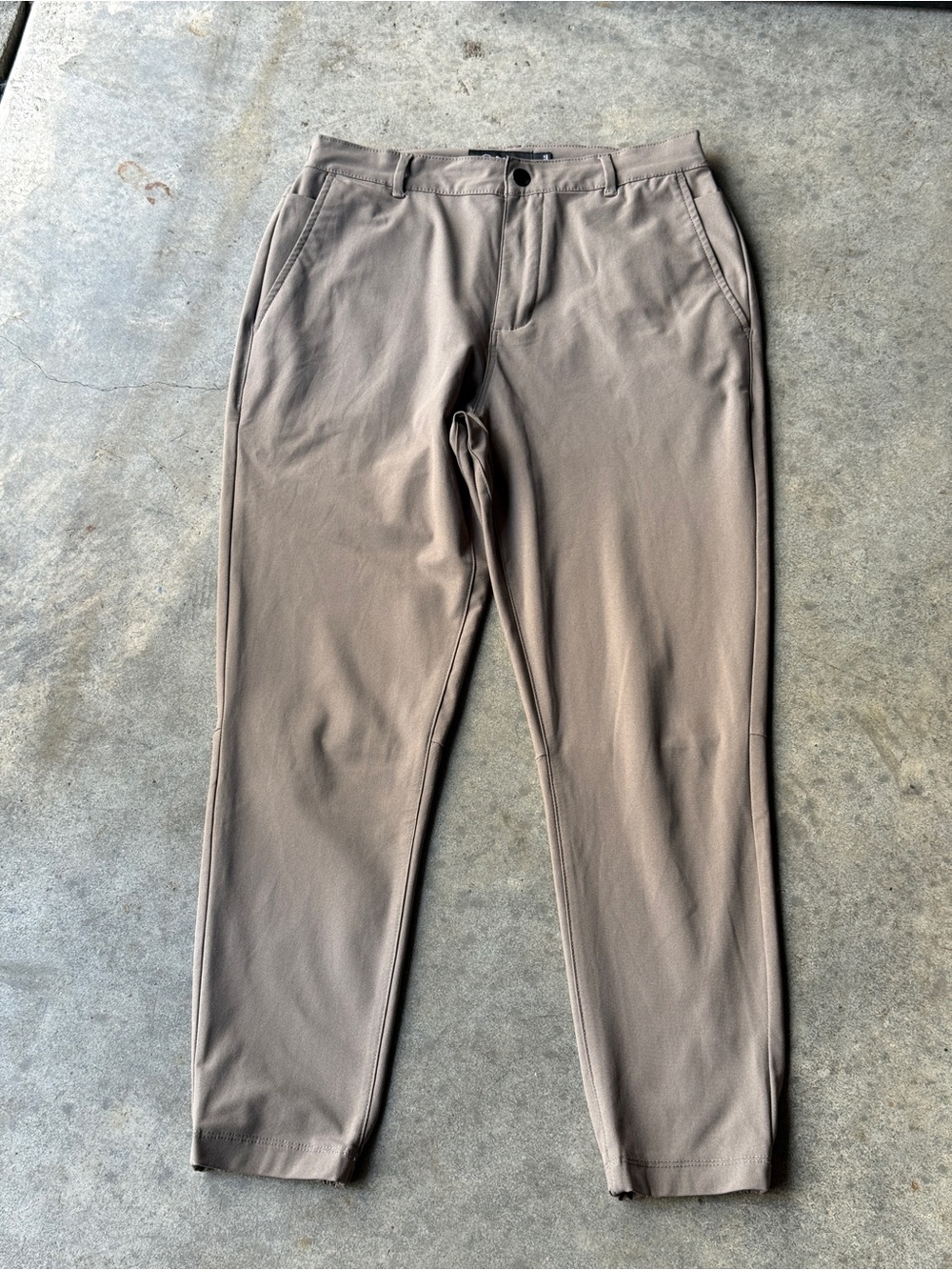 CUTS Clothing Taupe joggers, men’s Medium
